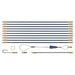 Faithfull 3.3m Cable Rod Set,15 Piece Faithfull - Town Tools