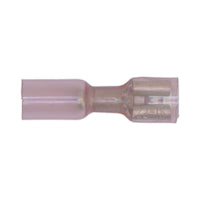 Sealey Heat Shrink Push-On Terminal 6.4mm Female Red Pack of 25 RTSPF25