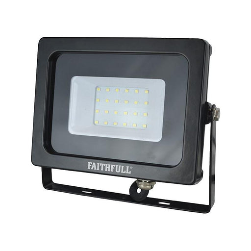 Faithfull Power Plus SMD LED Wall Mounted Floodlight 20W 1600 lumen 240V Faithfull Power Plus - Town Tools