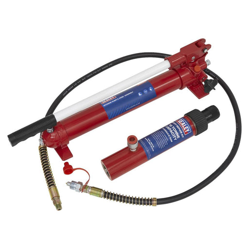 Sealey Push Ram with Pump & Hose Assembly 10tonne RE97.10-COMBO Sealey - Town Tools 