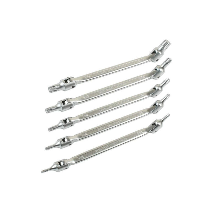 Laser Double Ended Flexible Star Bit Set 5pc 7481 Laser - Town Tools 