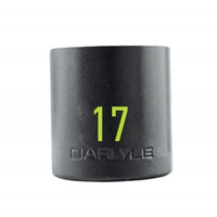 Carlyle Tools 1/2In Drive 17mm 6 Pt Stubby Impact Socket