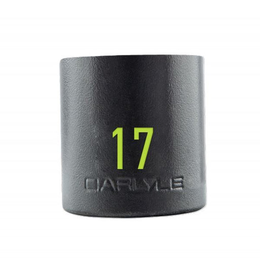 Carlyle Tools 1/2In Drive 17mm 6 Pt Stubby Impact Socket - image 1