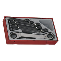Teng Tools Ratcheting Ring Spanner Set TT1 6 Pieces