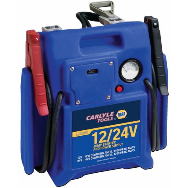 Carlyle Tools Heavy-Duty 12/24 Volt Jump Starter And Power Supply