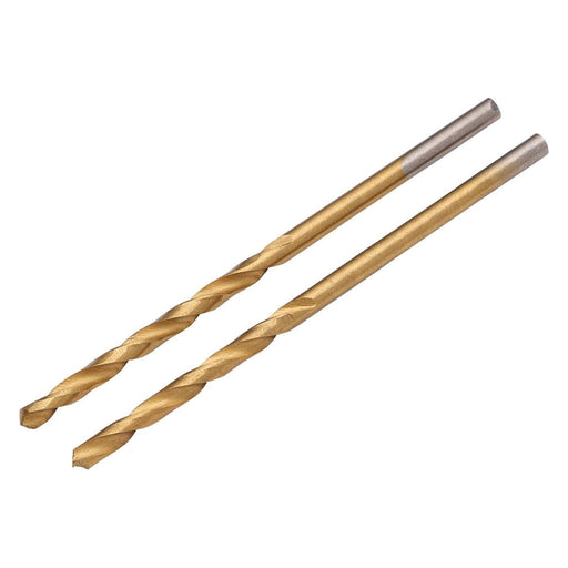 Draper HSS Titanium Nitride Coated Drill Bit, 2.0mm x 49mm (Pack of 2) Draper - Town Tools