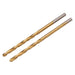 Draper HSS Titanium Nitride Coated Drill Bit, 2.0mm x 49mm (Pack of 2) Draper - Town Tools