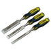 Stanley® Hand Tools FatMax® Bevel Edge Chisel with Thru Tang Set, 3 Piece STANLEY® Hand Tools - Town Tools