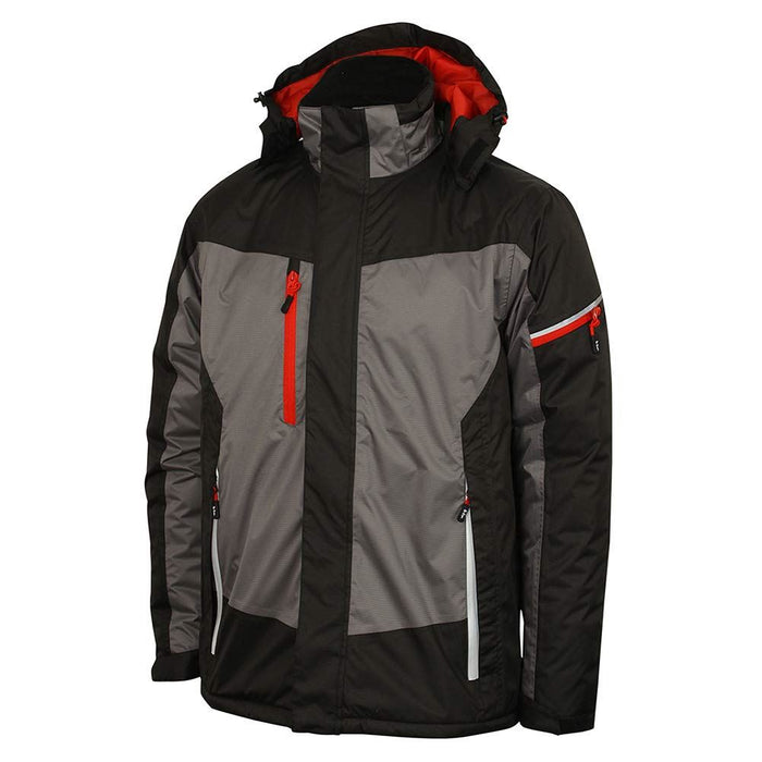 Tool Connection Waterproof Lightweight Padded Jacket - Black/Grey - S LCJKT446-S Lee Cooper - Town Tools 