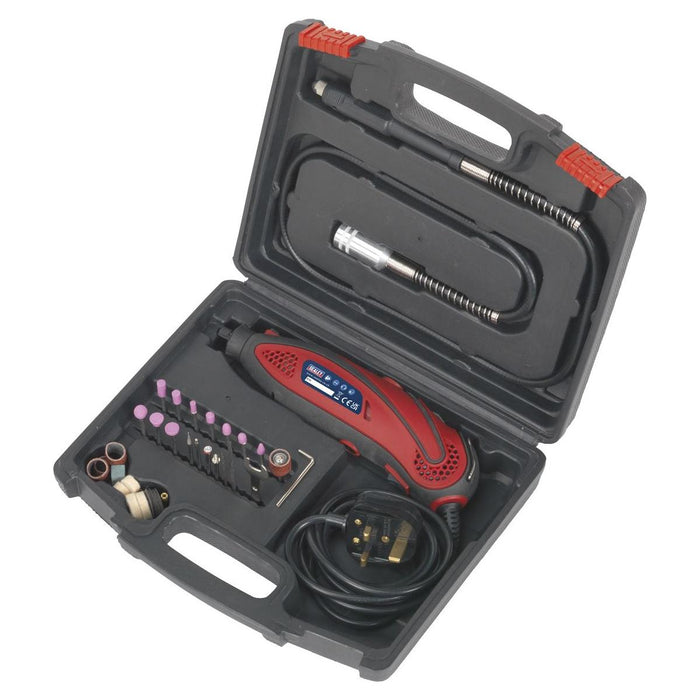 Sealey Multipurpose Rotary Tool & Engraver Kit 40pc 230V E540 Sealey - Town Tools 