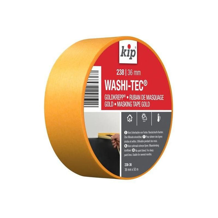 Kip® 238 Premium WASHI-TEC® Masking Tape 36mm x 50m KIP® - Town Tools