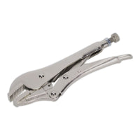 Sealey Locking Pliers Straight Jaws 185mm 0-30mm Capacity AK6822
