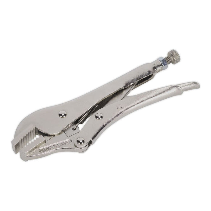 Sealey Locking Pliers Straight Jaws 185mm 0-30mm Capacity AK6822 Sealey - Town Tools 