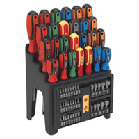 Sealey Screwdriver Bit & Nut Driver Set 61pc S01152