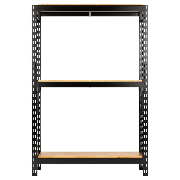 Bunker 14 Piece Modular 3 Tier Racking with Hardwood Shelving, 1500mm Draper - Town Tools