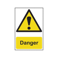 Scan Danger - PVC Sign 200 x 300mm