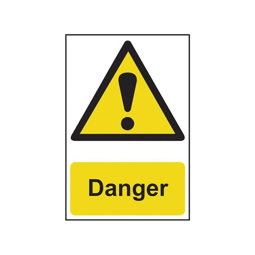 Scan Danger - PVC Sign 200 x 300mm Scan - Town Tools