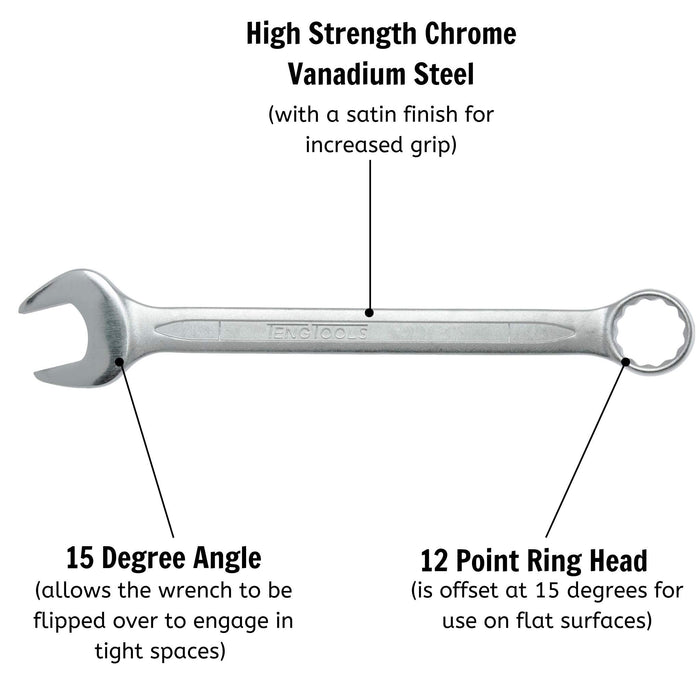 Teng Tools Combination Spanner Metric 58mm Teng Tools - Town Tools 