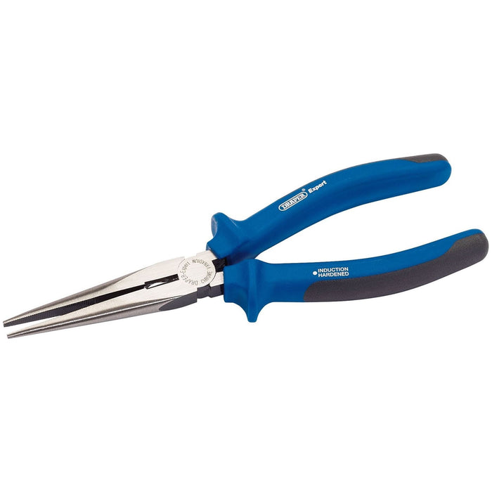 Draper Heavy Duty Soft Grip Long Nose Pliers, 200mm 68888 Draper - Town Tools 