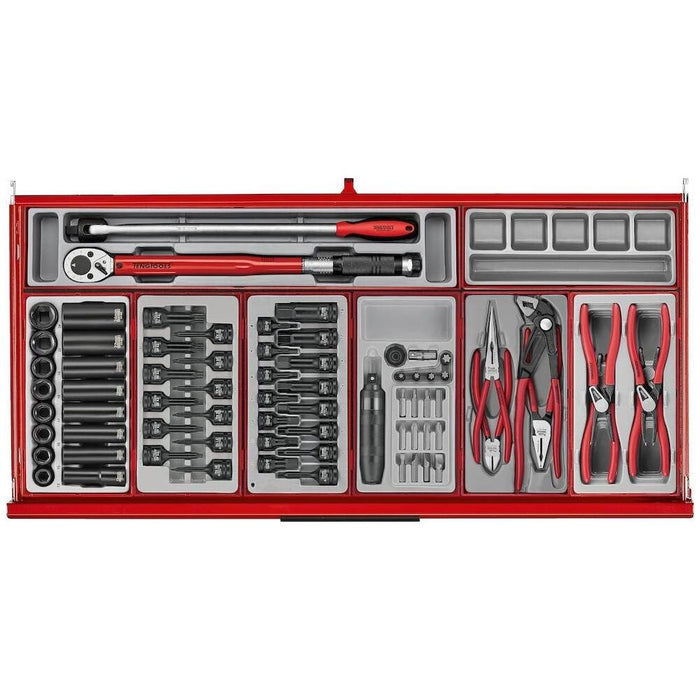 Teng Tools 37" PRO35™ roller cabinet tool kit 595 pieces red Town Tools - Town Tools