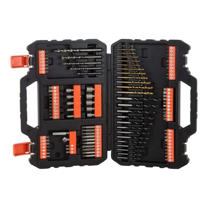 Black + Decker A7200 Mixed Drilling and Screwdriving Set 109 Piece BLACK + DECKER - Town Tools