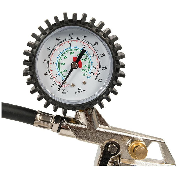 Silverline Air Tyre Inflator 400mm Silverline - Town Tools 