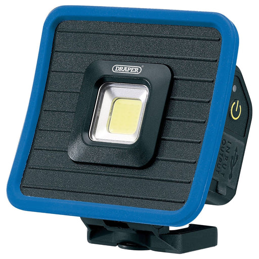 Draper COB LED Rechargeable Mini Flood Light and Power Bank with Magnetic Base a Draper - Town Tools 