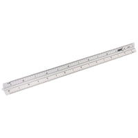 Draper Aluminium Triangle Scale Rule, 300mm 17686