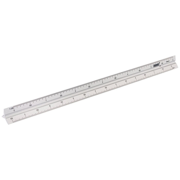 Draper Aluminium Triangle Scale Rule, 300mm 17686 Draper - Town Tools 