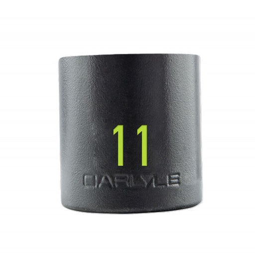 Carlyle Tools 1/2In Drive 11mm 6 Pt Stubby Impact Socket - image 1