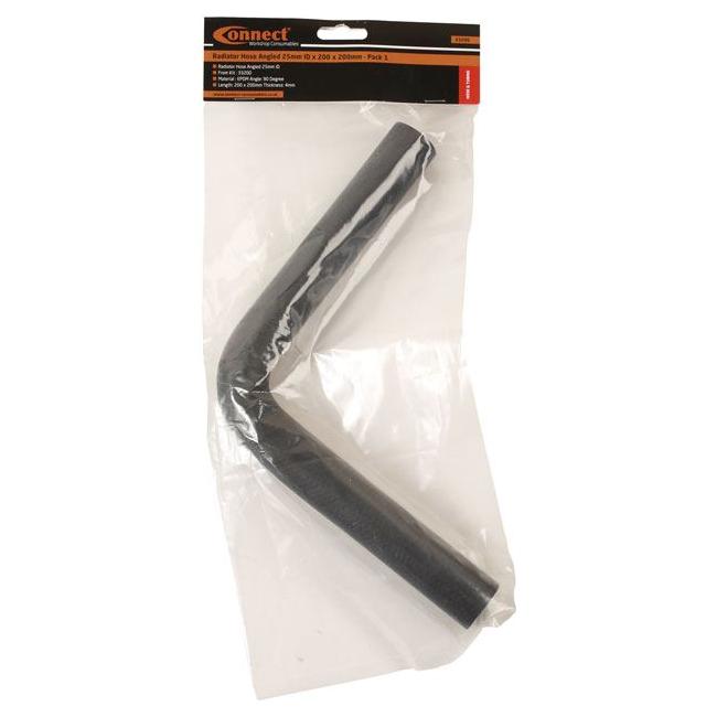 Connect Radiator Hose Angled 25mm ID x 200 x 200mm 1pc 33206 Tool Connection - Town Tools 