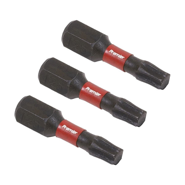 Sealey TRX-Star* T25 Impact Power Tool Bits 25mm 3pc AK8218 Sealey - Town Tools 