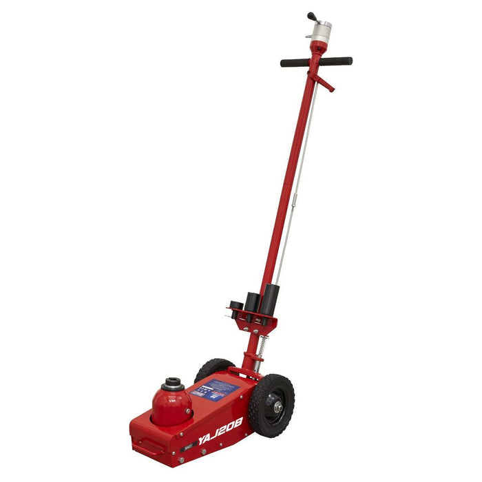 Sealey Air Operated Trolley Jack 20 Tonne Single Stage YAJ20B Sealey - Town Tools 