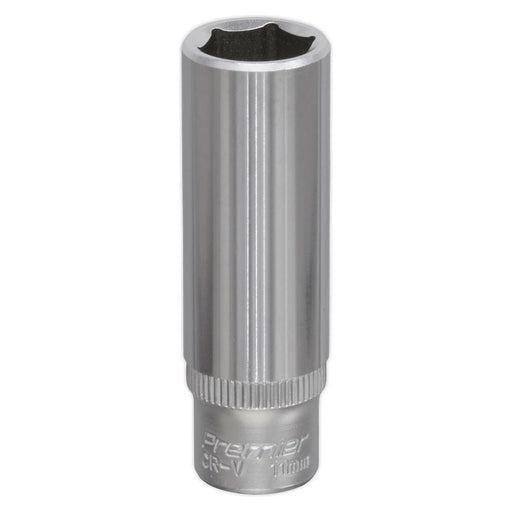 Sealey WallDrive Socket 11mm Deep 1/4"Sq Drive S1411D Sealey - Town Tools 