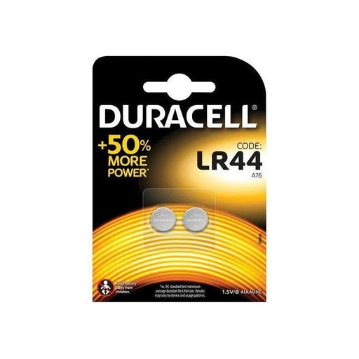 Duracell LR44 A76 Button Battery (Pack 2) Duracell - Town Tools