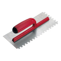Rubi Tiling Tools PRO Steel Notched Trowel 11 x 4in x 3/8in Notch