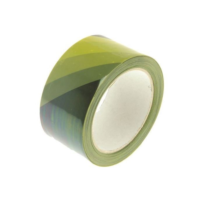 Faithfull Professional Self-Adhesive Hazard Tape Black/Yellow 50mm x 33m Faithfull - Town Tools