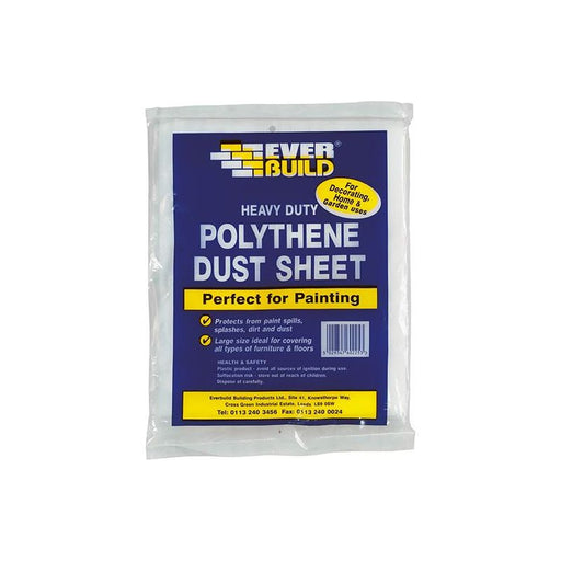 Everbuild Sika Polythene Dust Sheet 3.6 x 2.7m Everbuild Sika - Town Tools