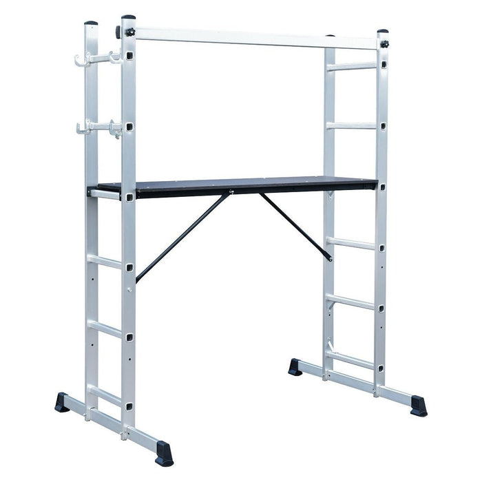 Sealey Aluminium Scaffold Ladder 4-Way EN 131 ASCL2