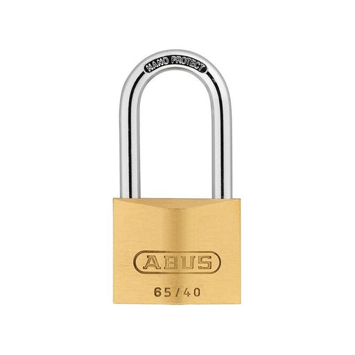 Abus Mechanical 65/40mm Brass Padlock 40mm Long Shackle Keyed Alike 6406 ABUS Mechanical - Town Tools