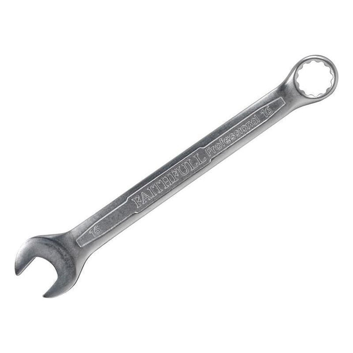 Faithfull Combination Spanner CV Satin Finish 16mm Faithfull - Town Tools