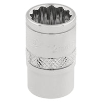 Draper HI-TORQ 12 Point Socket, 3/8" Sq. Dr., 12mm 32772