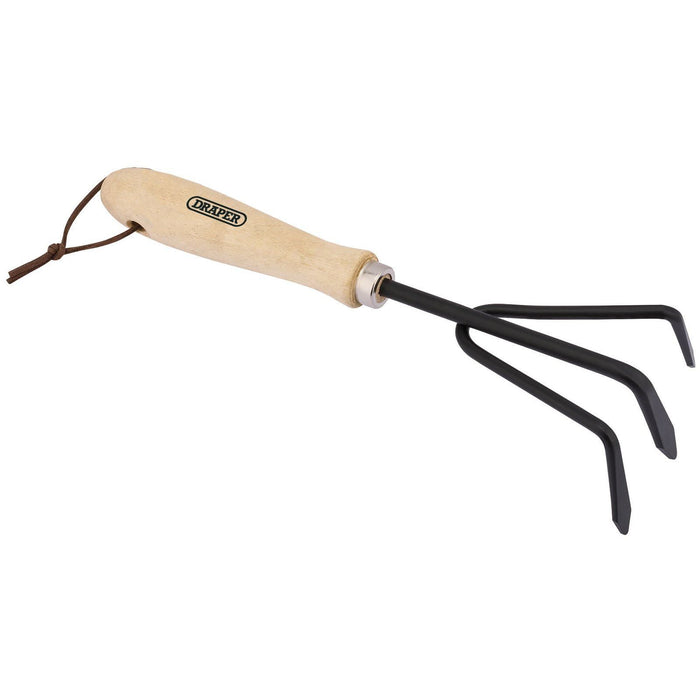 Draper Carbon Steel Hand Cultivator with Hardwood Handle 83991 Draper - Town Tools 