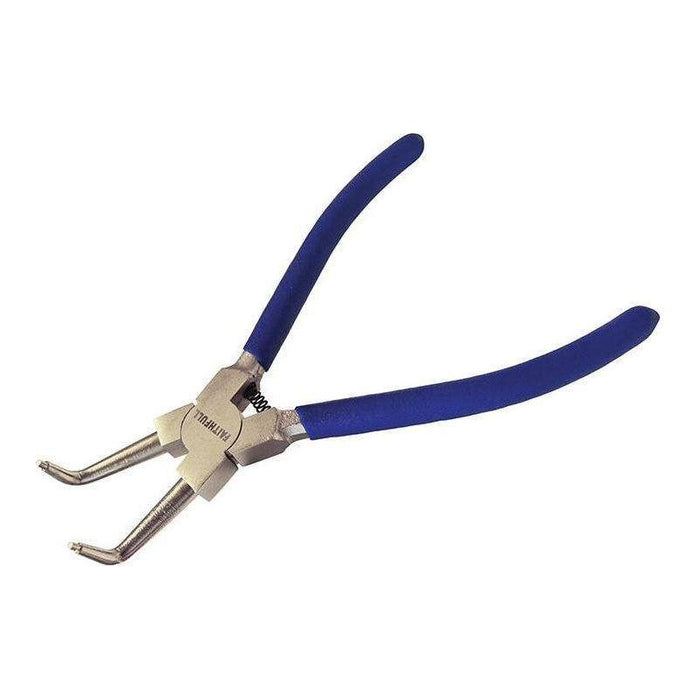 Faithfull Circlip Pliers Inside Bent CRV 180mm (7in) Faithfull - Town Tools