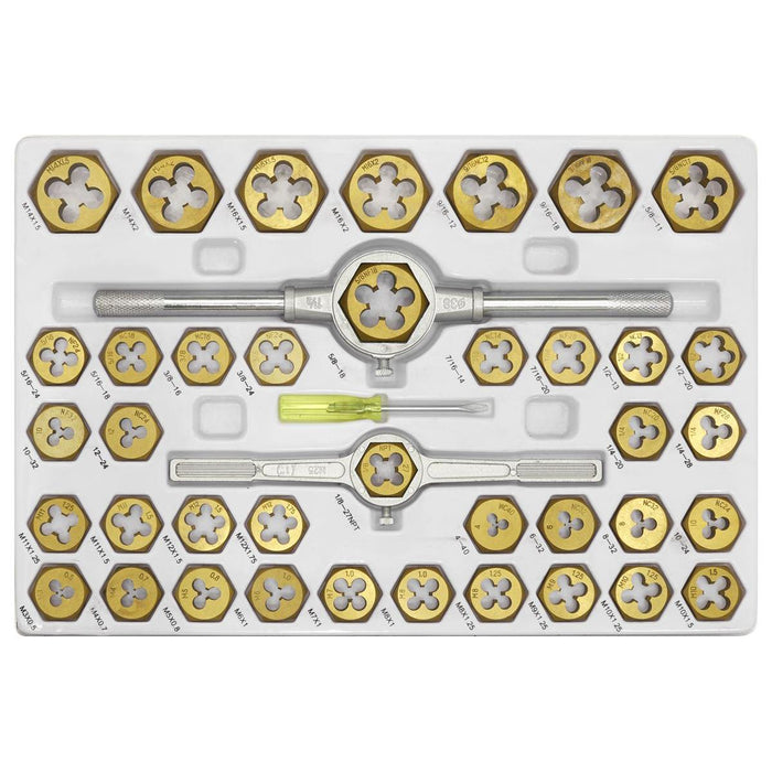 Sealey Metric & SAE/Imperial Hexagonal Tap & Die Set 86pc AK3086HIM Sealey - Town Tools 
