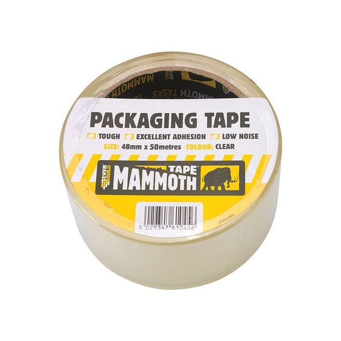 Everbuild Sika Retail/Labelled Packaging Tape 48mm x 50m Clear Everbuild Sika - Town Tools