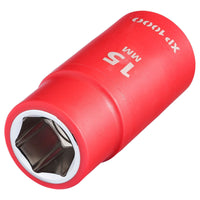 Draper XP1000 VDE Socket, 1/2" Sq. Dr., 15mm