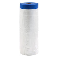 Draper Rollingdog Painter-Shield Blue Pretaped Masking Film, 33m x 110cm