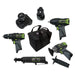 Sealey 4 x 10.8V SV10.8 Series Cordless Combo Kit 2 Batteries CP108VCOMBO1 Sealey - Town Tools 