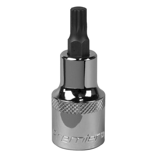 Sealey Spline Socket Bit M7 1/2"Sq Drive SBS012 Sealey - Town Tools 